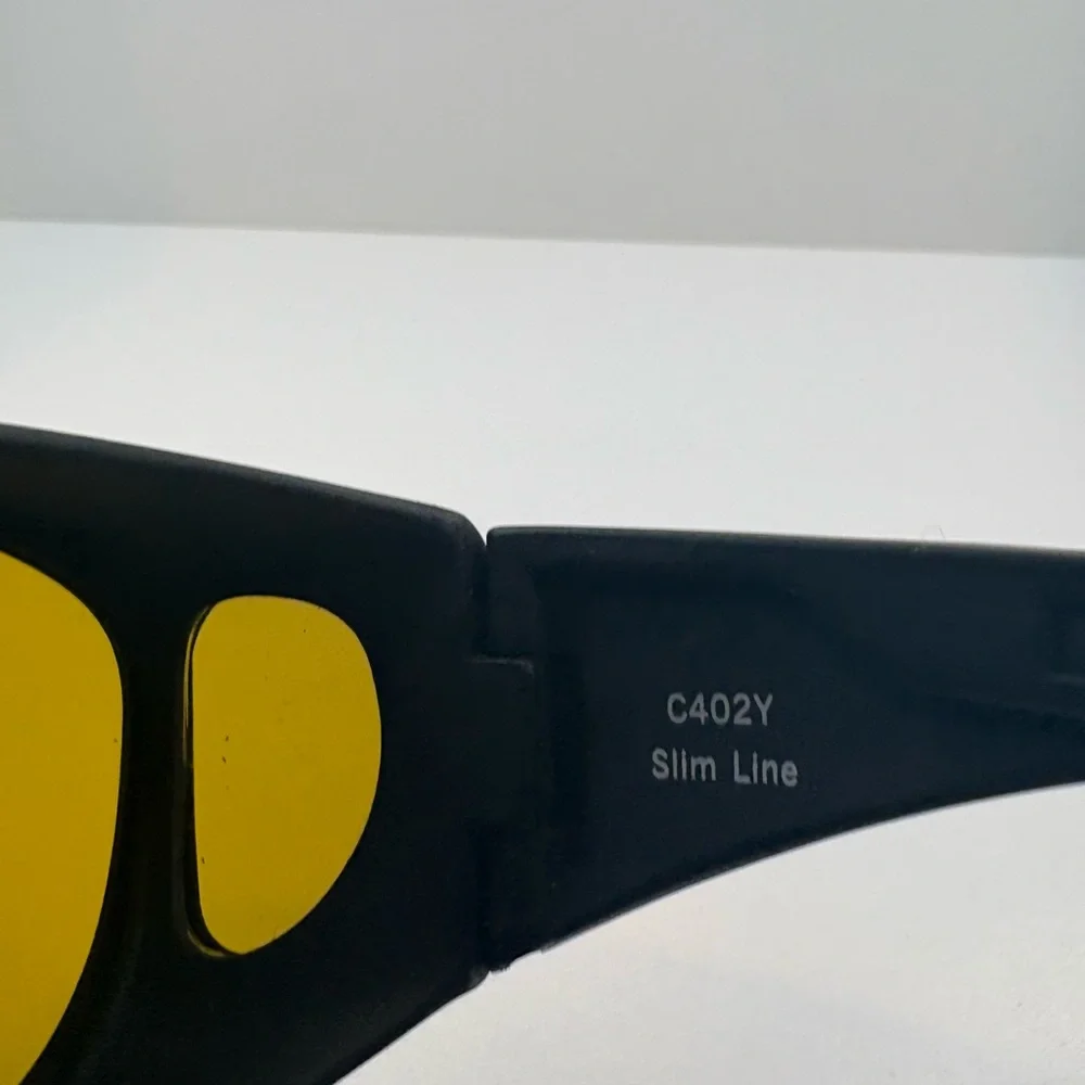 Cocoons C402Y Slime Line Sunglasses Yellow lens Sunglasses Fitovers